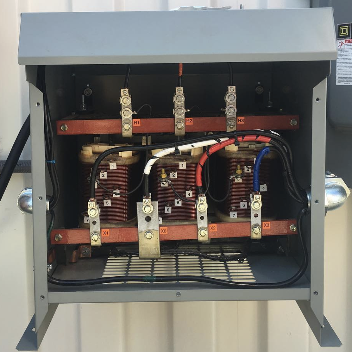 neatly wires installed inside of a electrical box